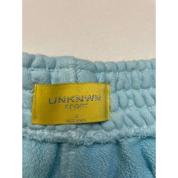 UNKNWN Sport Halftone Splash Jogger Sweatpants Men Small Blue NWT - Picture 7 of 8